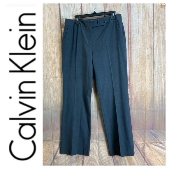 Calvin Klein | Pants & Jumpsuits | Calvin Klein Gray Classic Fit Dress Pant  Size | Poshmark